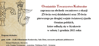 35. rocznica Zjazdu Polskich Ormian